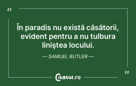 În paradis nu există căsătorii, evid...