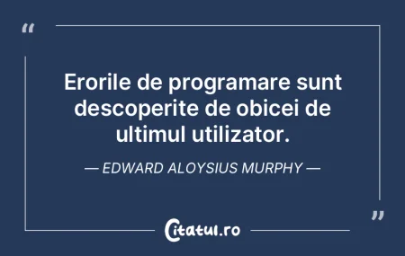 Erorile de programare sunt descoperite d...