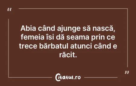 Abia când ajunge să nască, femeia î�...