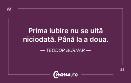Prima iubire nu se uită niciodată. Pâ...