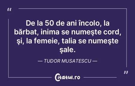  De la 50 de ani încolo, la bărbat, in...