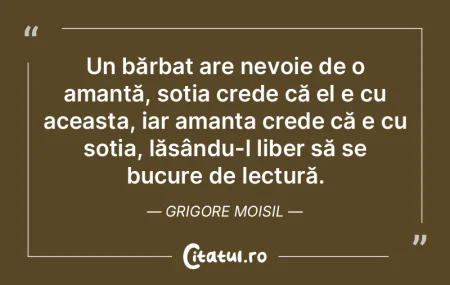 Un bărbat are nevoie de o amantă, soț... Un bărbat are nevoie de o amantă, soț...