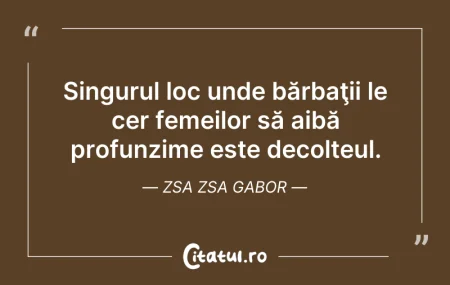 Citeste si: Singurul loc unde bărbaţii le cer femeil...