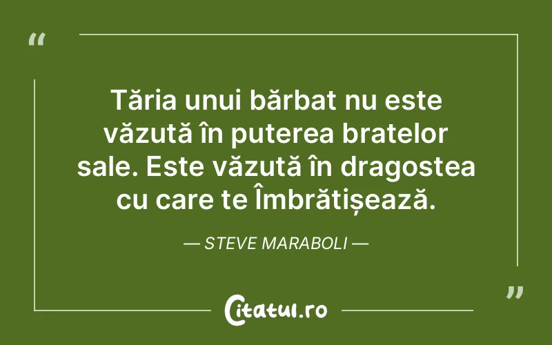 Citat Steve Maraboli - citate barbati