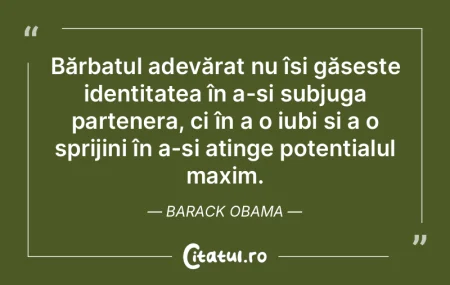 Bărbatul adevărat nu își găsește i...