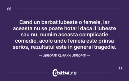 Cand un barbat iubeste o femeie, iar ace... Cand un barbat iubeste o femeie, iar ace...