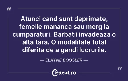 Atunci cand sunt deprimate, femeile mana...