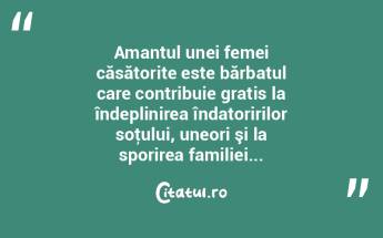 Amantul unei femei căsătorite este bă... Amantul unei femei căsătorite este bă...
