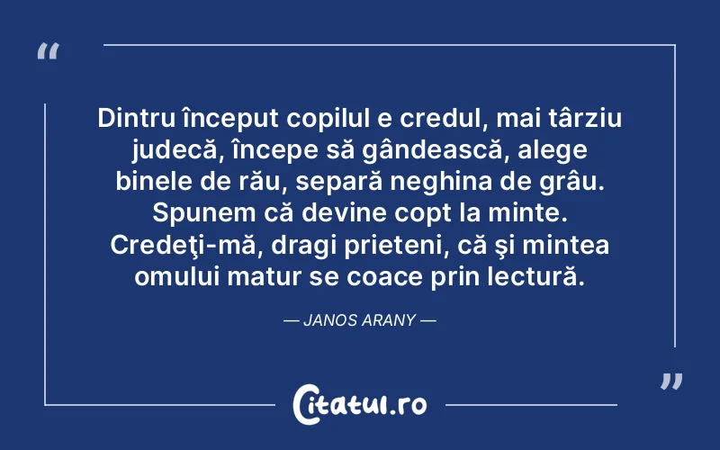 Citat Autor necunoscut - citate copii