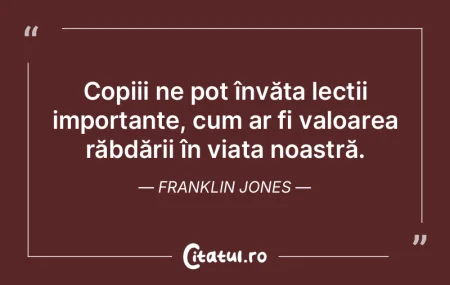 Copiii ne pot învăța lecții importan...