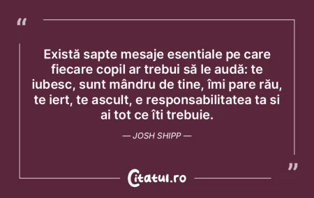 Există șapte mesaje esențiale pe care... Există șapte mesaje esențiale pe care...