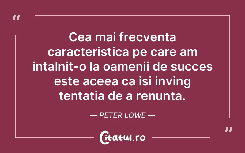 Citat Peter Lowe - citate copii