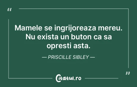 Mamele se ingrijoreaza mereu. Nu exista ... Mamele se ingrijoreaza mereu. Nu exista ...