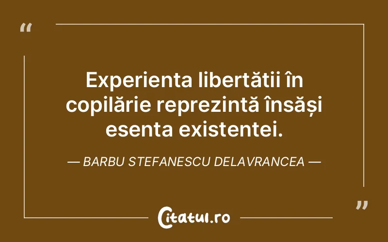 Citat Barbu Stefanescu Delavrancea - citate copii