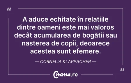 A aduce echitate în relațiile dintre o... A aduce echitate în relațiile dintre o...