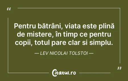 Pentru bătrâni, viața este plină de ...