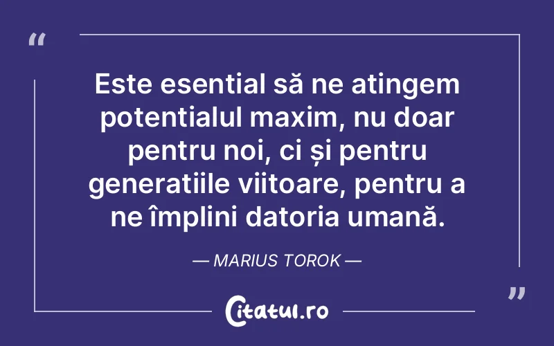 Citat Marius Torok - citate copii