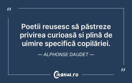 Poeții reușesc să păstreze privirea ...