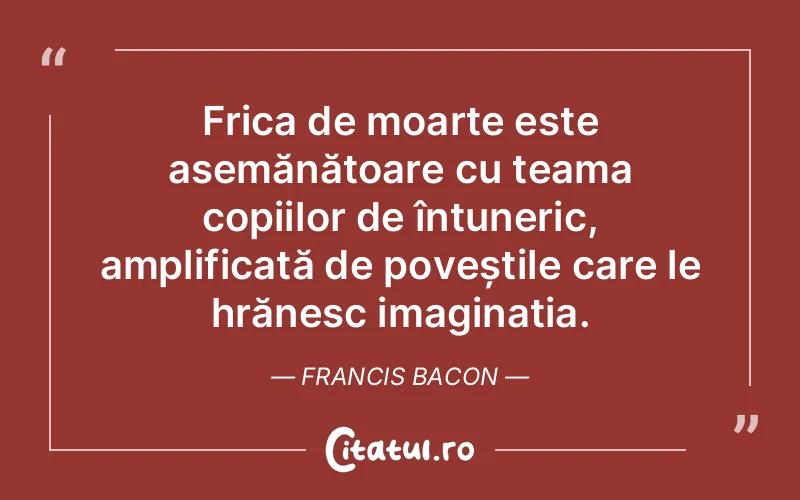 Citat Francis Bacon - citate copii