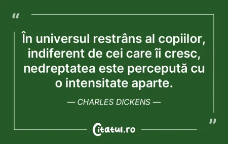 În universul restrâns al copiilor, ind...