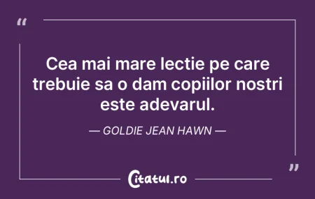 Cea mai mare lectie pe care trebuie sa o... Cea mai mare lectie pe care trebuie sa o...