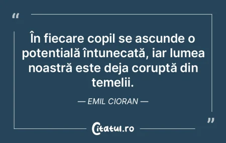 În fiecare copil se ascunde o potenția...