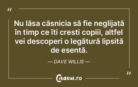 Nu lăsa căsnicia să fie neglijată î...