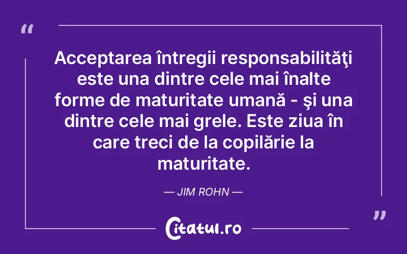 Citat Jim Rohn - citate copii