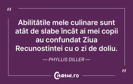 Abilitățile mele culinare sunt atât d...