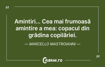 Amintiri... Cea mai frumoasă amintire a...