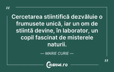 Cercetarea științifică dezvăluie o f...