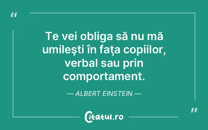 Citat Albert Einstein - citate copii