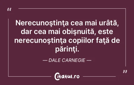 Nerecunoştinţa cea mai urâtă, dar ce...