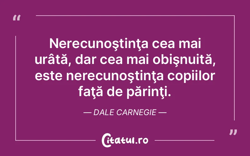 Citat Dale Carnegie - citate copii