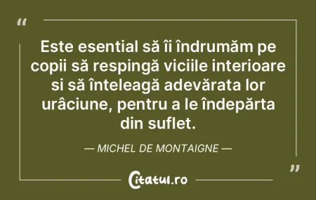 Este esențial să îi îndrumăm pe cop...