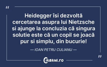 Heidegger își dezvoltă cercetarea asu...