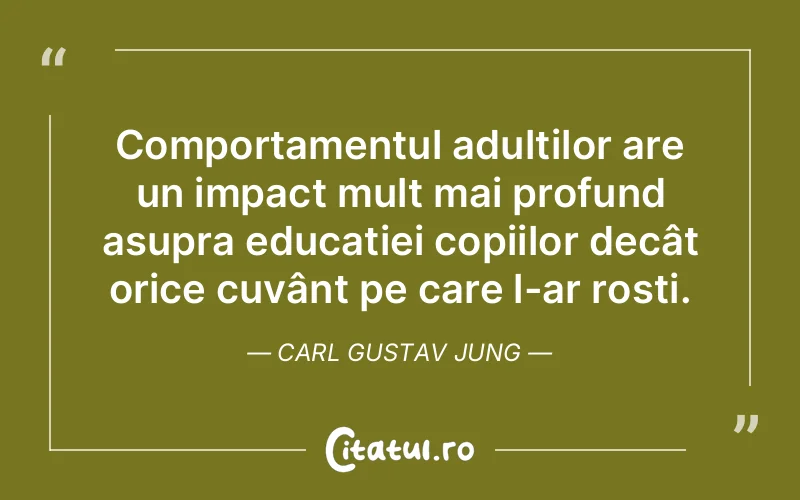 Citat Carl Gustav Jung - citate copii