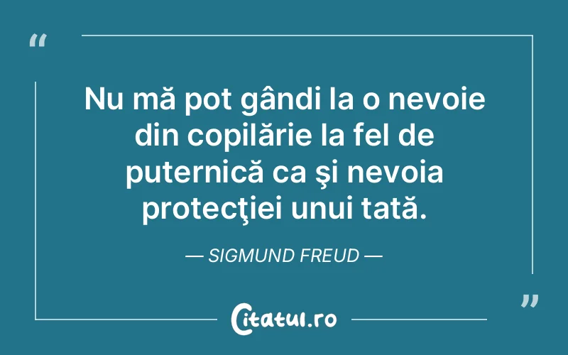Citat Sigmund Freud - citate copii
