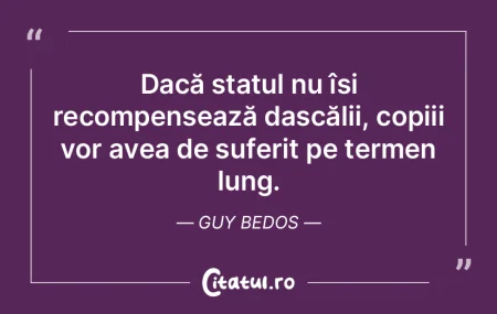 Dacă statul nu își recompensează das... Dacă statul nu își recompensează das...