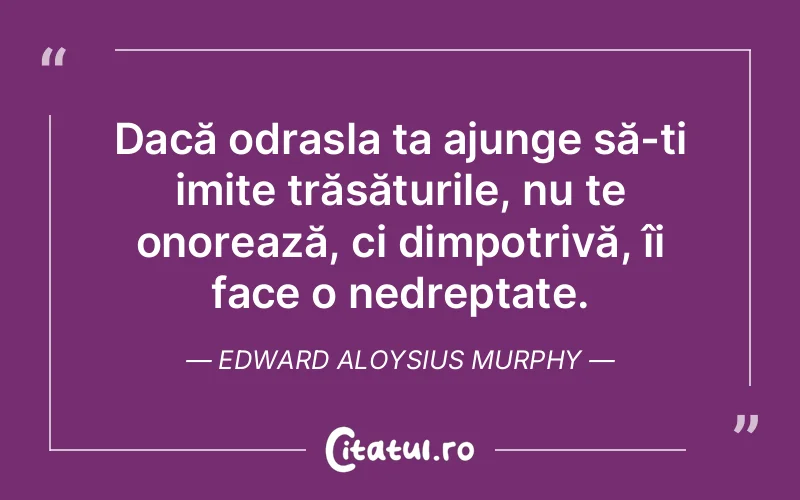 Citat Edward Aloysius Murphy - citate copii