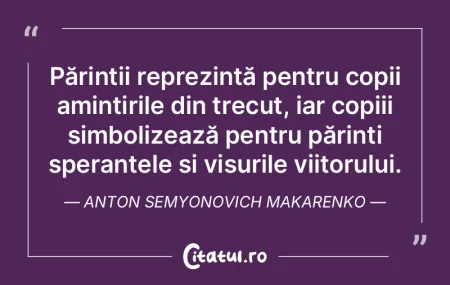 Părinții reprezintă pentru copii amin...