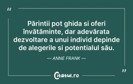 Părinții pot ghida și oferi învăț�...