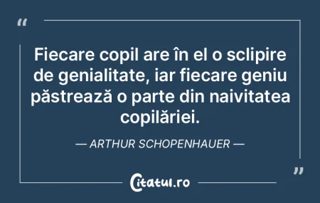 Fiecare copil are în el o sclipire de g...