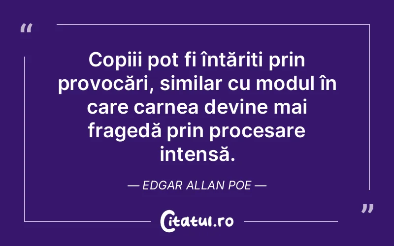 Citat Edgar Allan Poe - citate copii