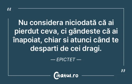 Nu considera niciodată că ai pierdut c...