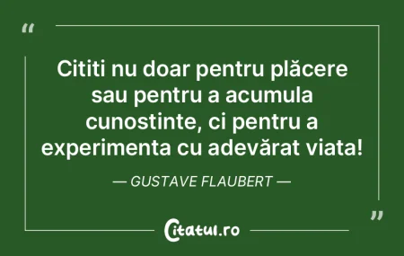 Citiți nu doar pentru plăcere sau pent...