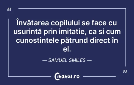 Învățarea copilului se face cu ușuri...