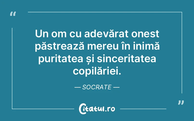 Citat Socrate - citate copii