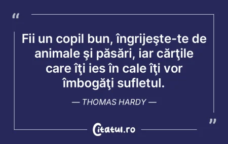 Fii un copil bun, îngrijeşte-te de ani...