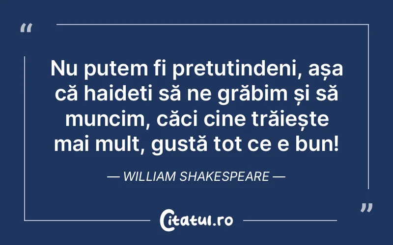 Citat William Shakespeare - citate copii
